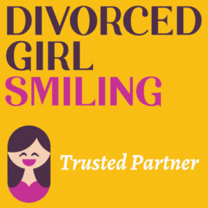 Trusted Partner Badge for Divorced Girl Smiling Network